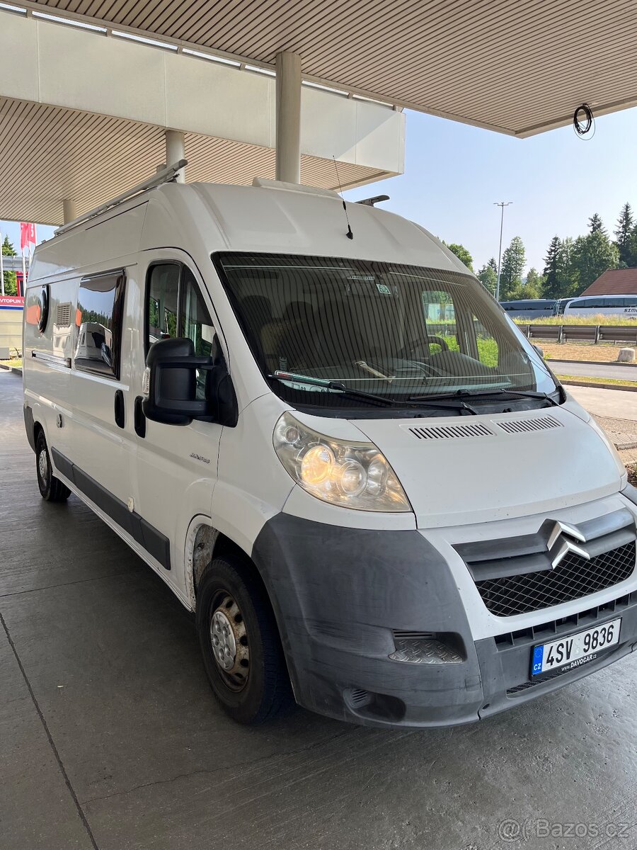 CITROEN JUMPER OBYTNÝ ORIGINAL VESTAVBA KLIMA