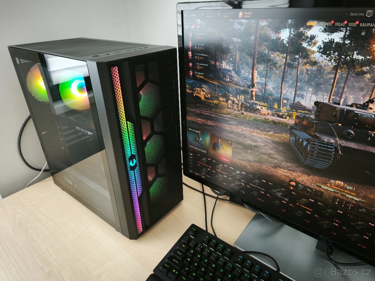 Herní 8-jádro Ryzen 7 /32GB RAM/GTX 1070 8GB/SSD 1TB M.2/W11