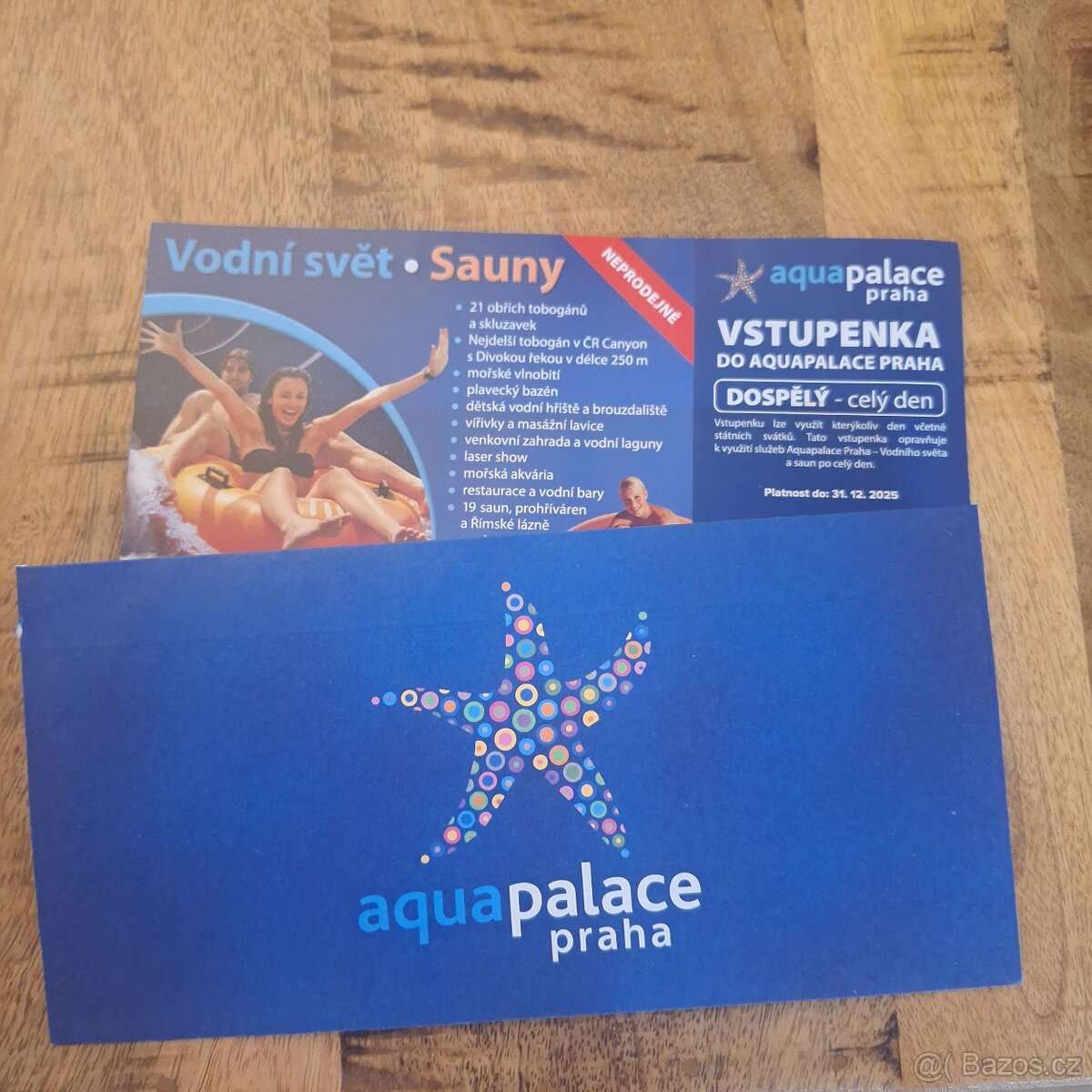 Vstupenka Aquapalace Praha celodenní