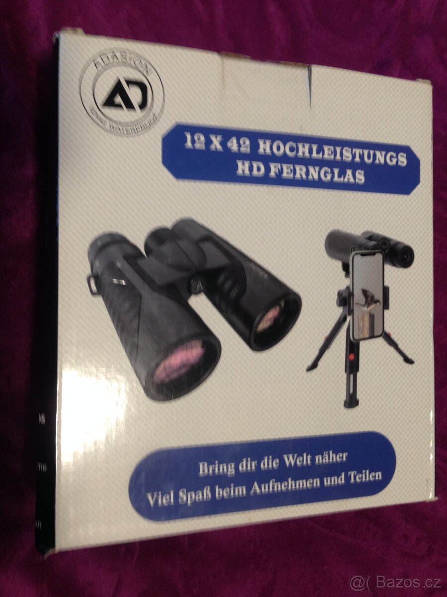 Dalekohled.....ADASION 12x42 Nový jen rozbalený