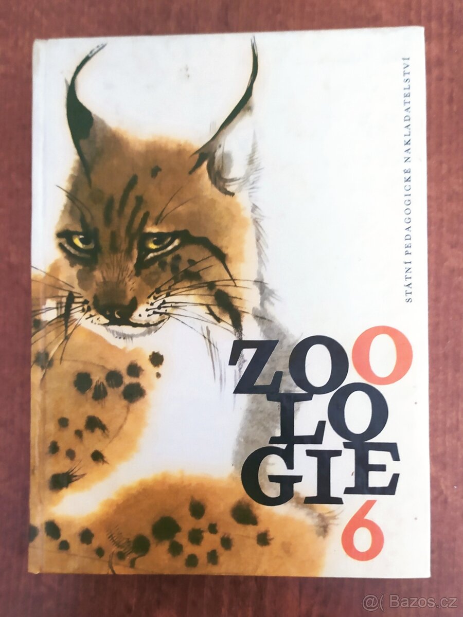Kniha ZOOLOGIE pro 6 třídu 1963 / i ilustr. Burian / 3x náhl