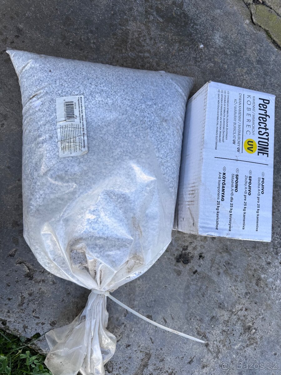 Kamenný koberec 25kg plus ÚV pojivo