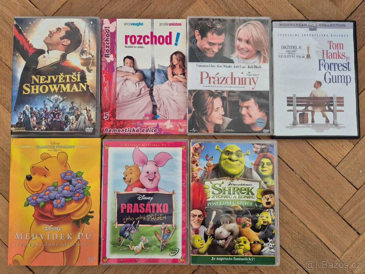 DVD filmy a pohádky