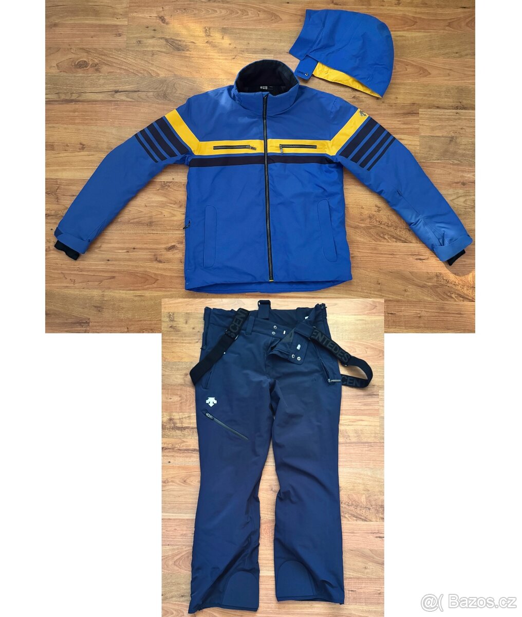 špičkový lyžařský komplet zn. DESCENTE vel. L/52 jako nový