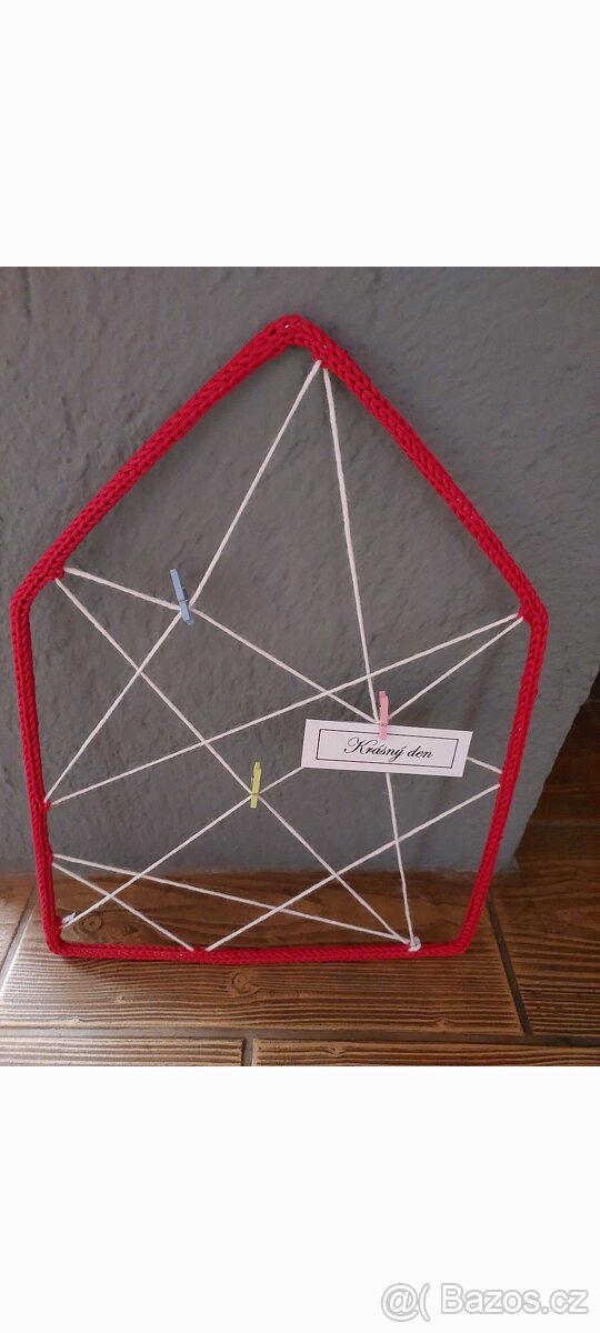 Dekorace nástěnka fotorámeček