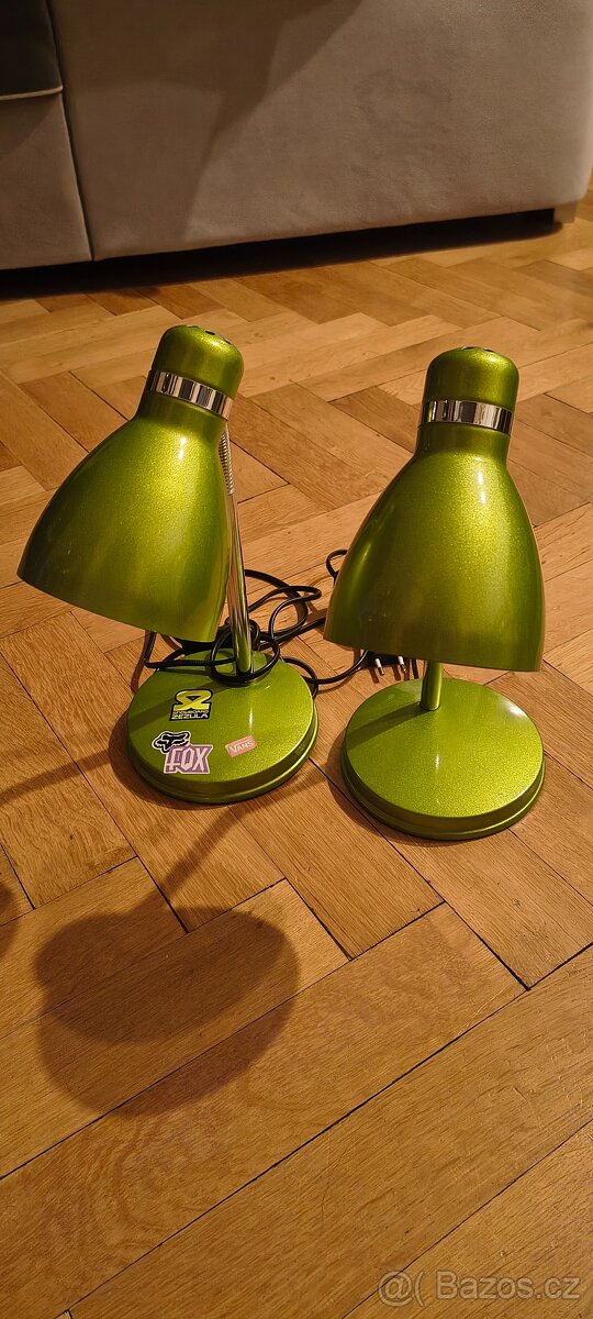 Stolní kovová lampa 2x