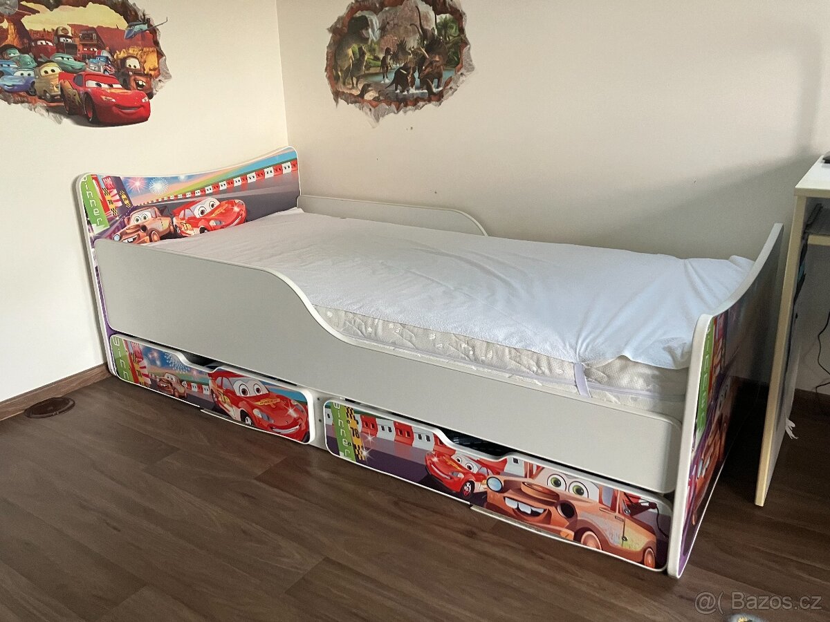 Dětská postel 180x90 cm vč. matrace