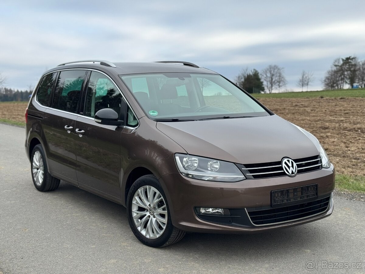 VW Sharan 2012 2.0TDi 103kW STYLE Tažné, 7míst, po rozvodech