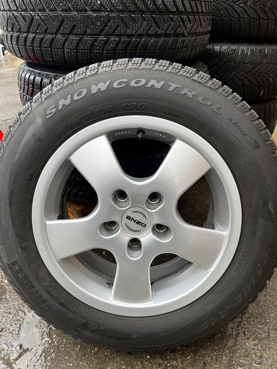 ALU Enzo 5x112 6,5jx15 et35 zimní pneu