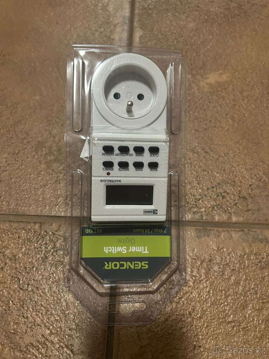 Zásuvka digitální spínací SST 13D Digital time switch