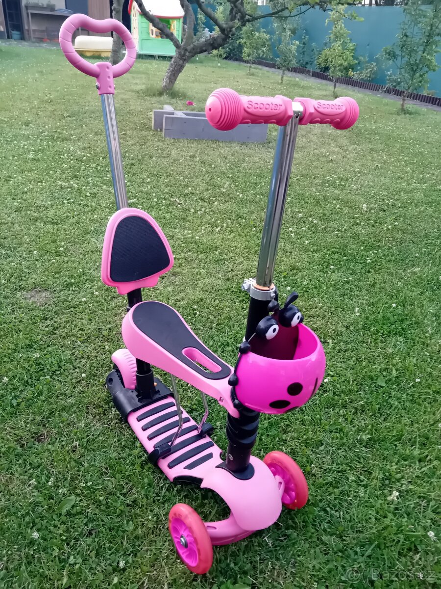 Koloběžka 3v1