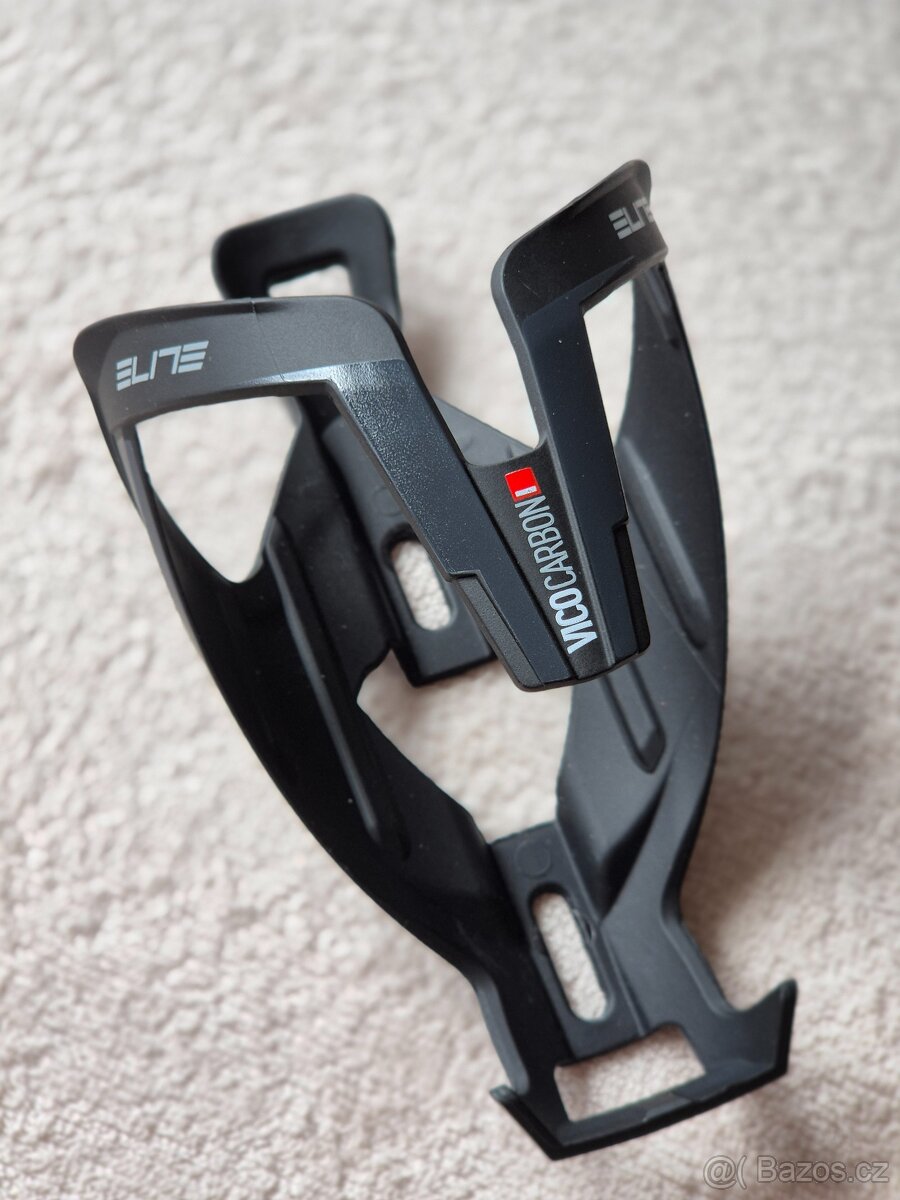 Košík Elite Vico Carbon mat black - 2 kusy