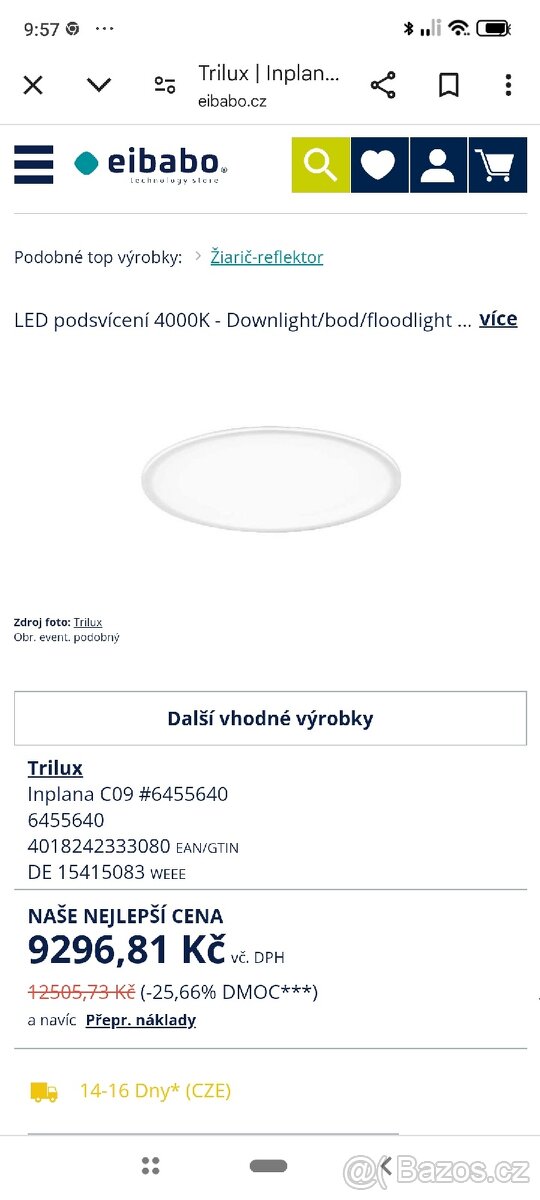 Světla Trilux prodám