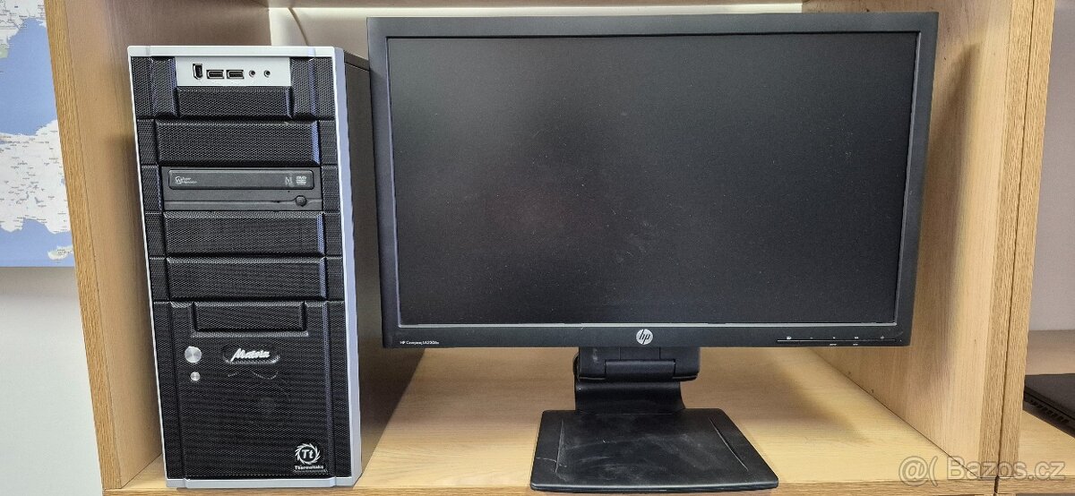 Prodám stolní PC čtyřjádro i5 s RX560, LCD 23"