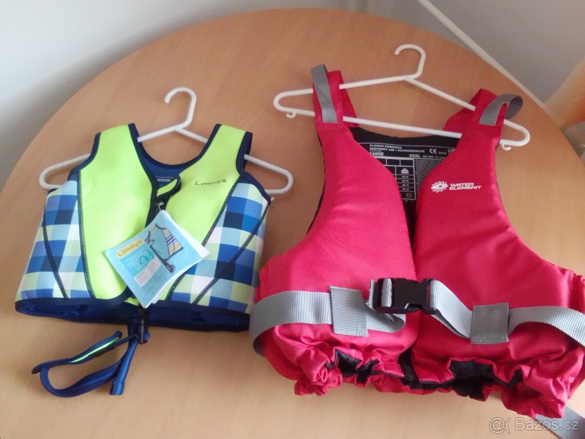 Záchranné vesty pro vodní sporty - nové