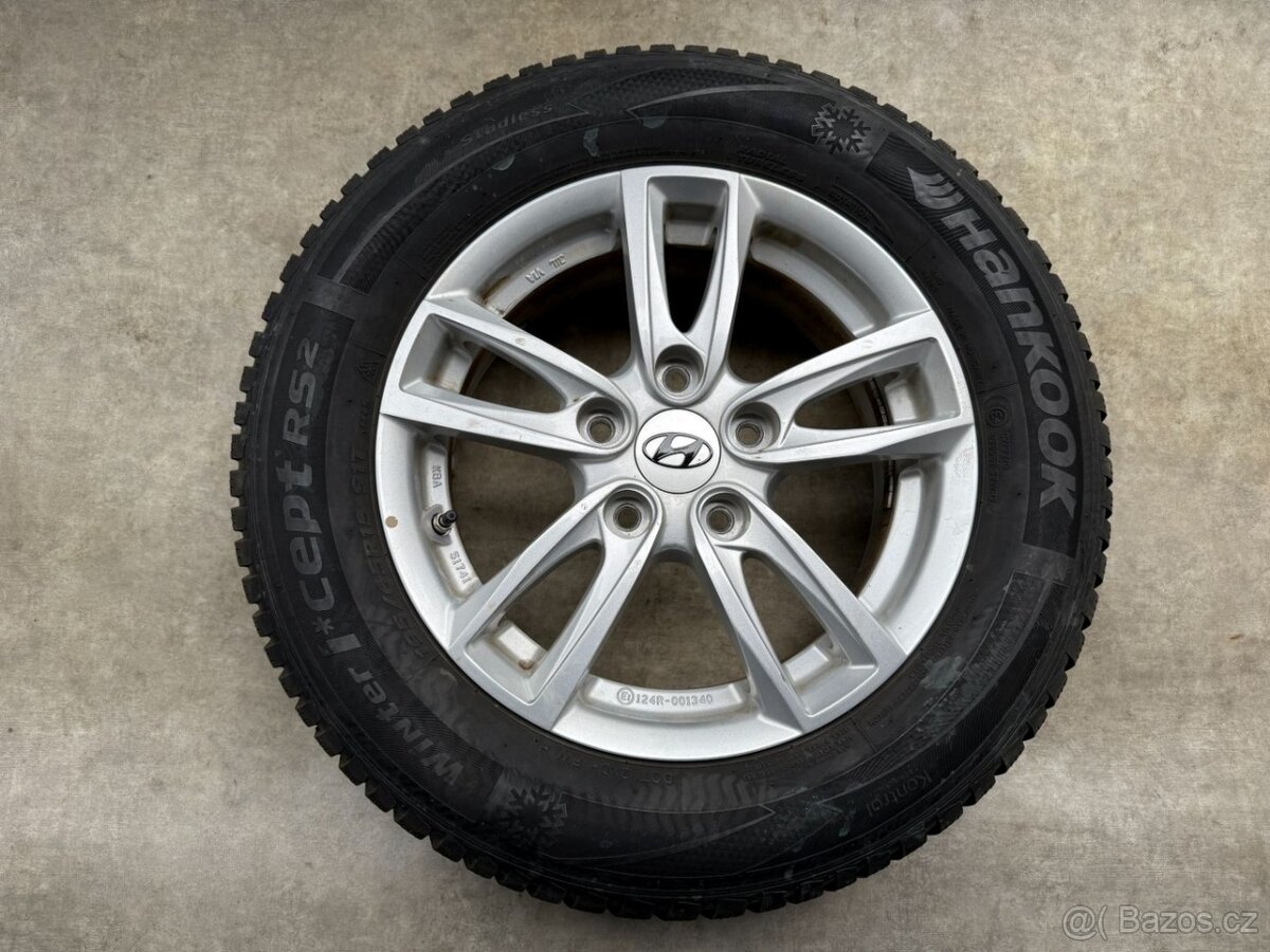 R15 ORIG.ZIMNÍ ALU KOLA HYUNDAI KIA 195/65/15 TMPS