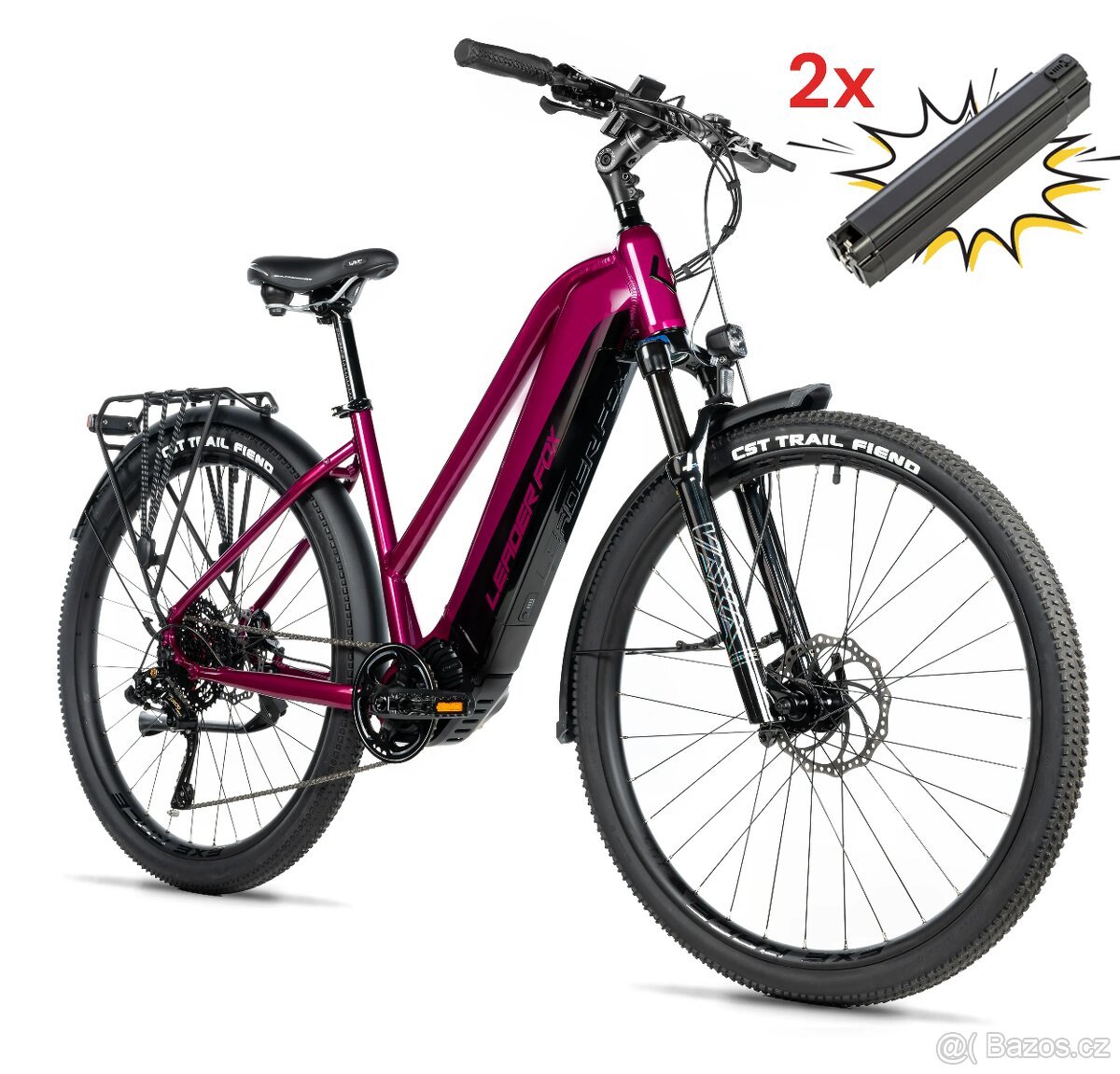 Leader Fox BARNET DÁMSKÝ 28", BAFANG M510, 2ks b