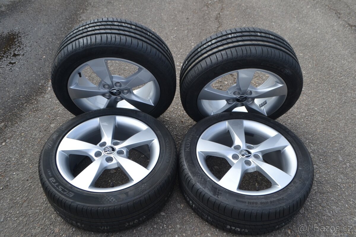 Škoda Fabia III/Rapid- NOVÝ letní Alu komplet 215/45/R16