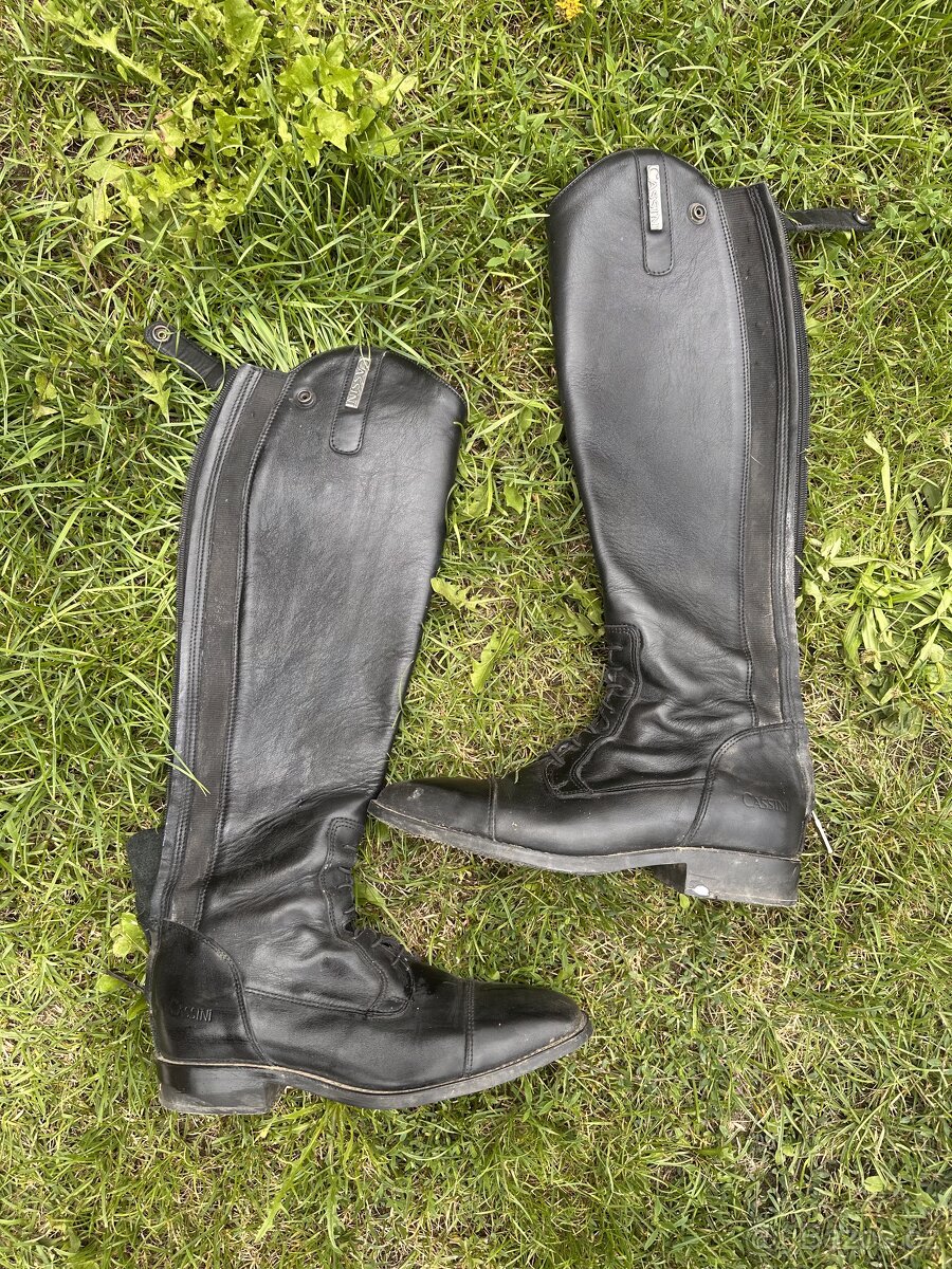 Vysoké jezdecké boty Cassini velikost 40 (EU)