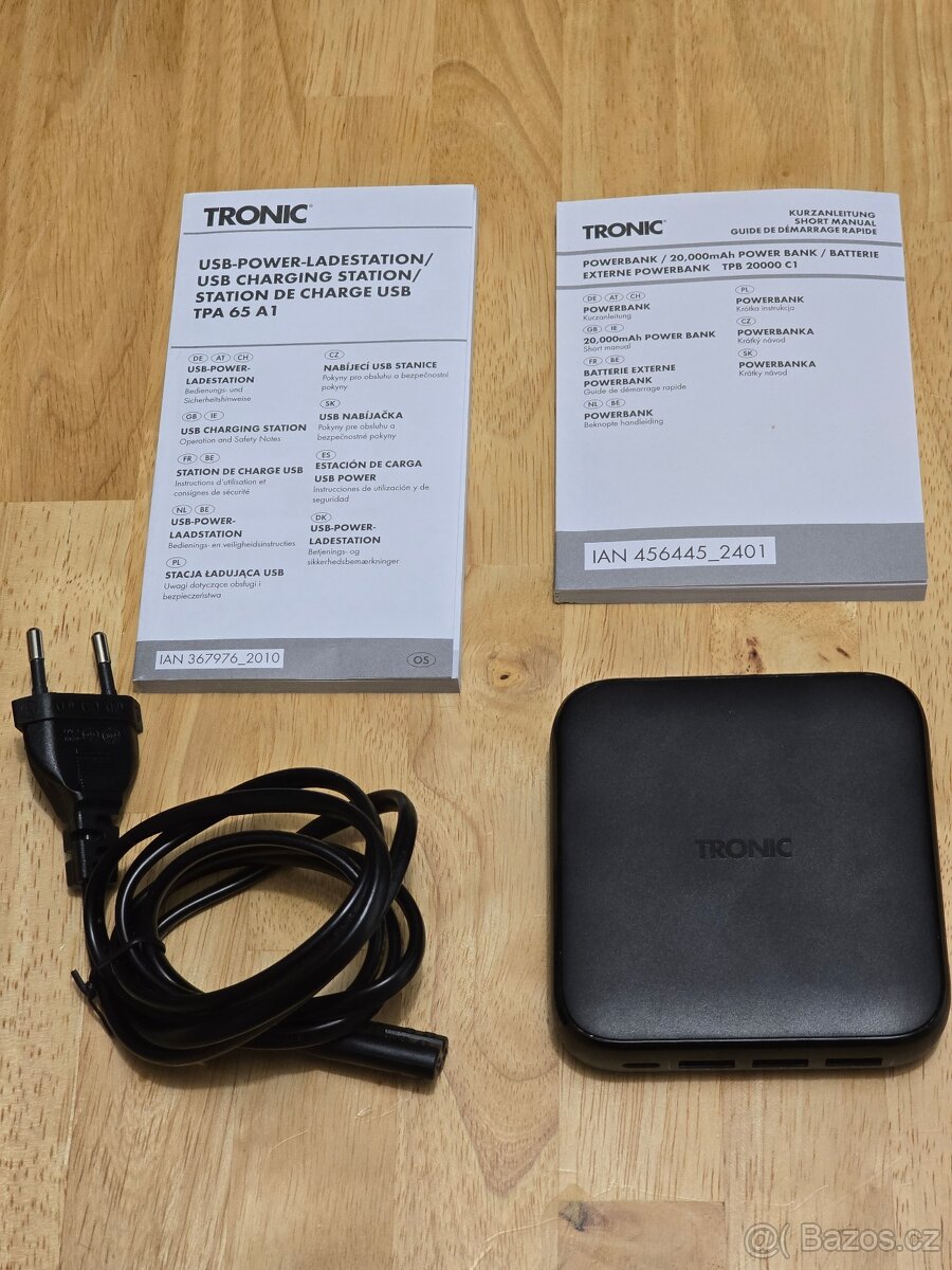 Nabíječka usb C + 3x usb A