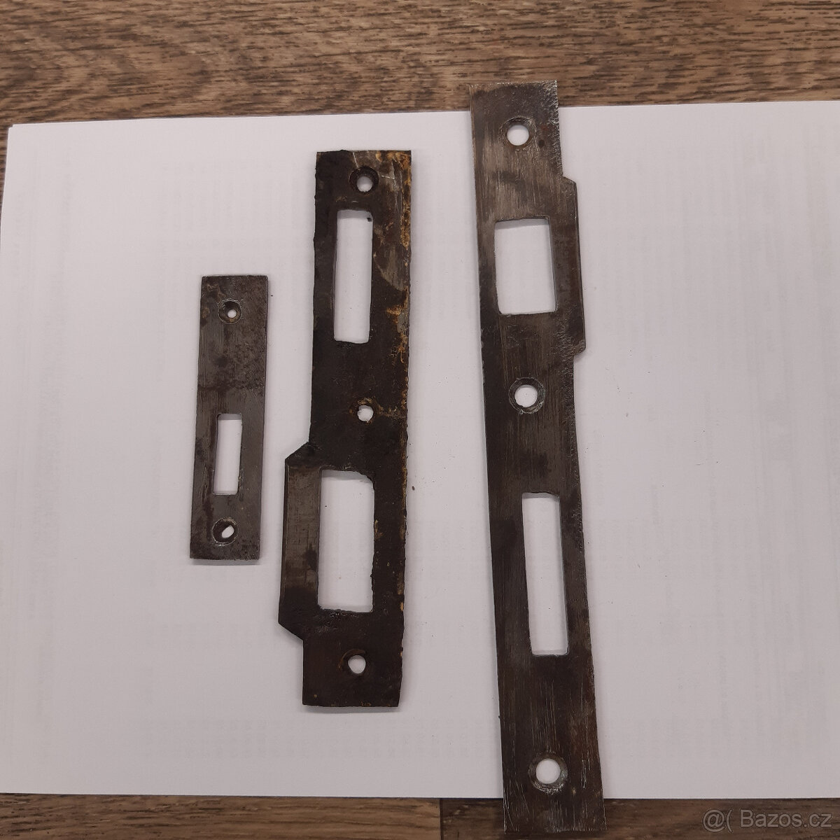Železný protikus k zámku-3ks