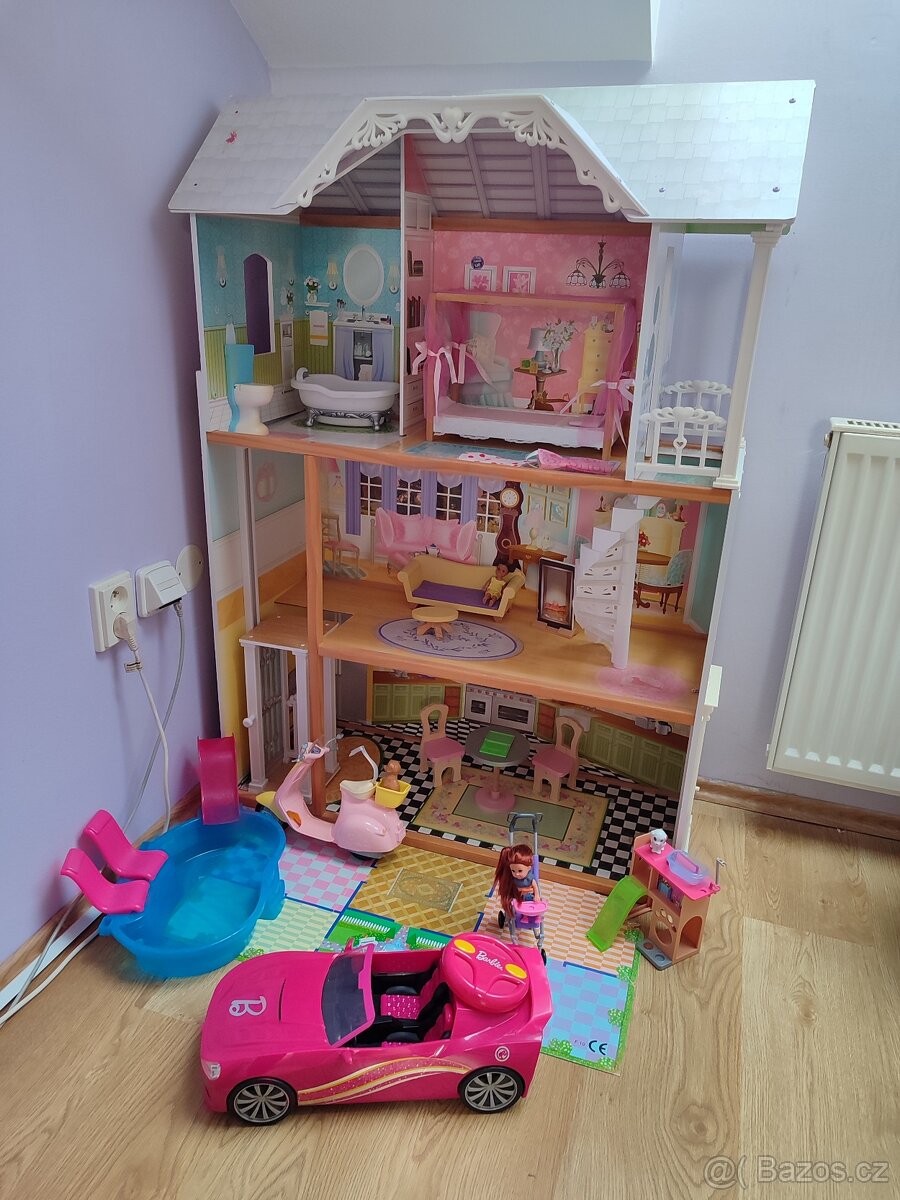 Prodám domeček "KidKraft - Kaylee" pro panenky Barbie a po