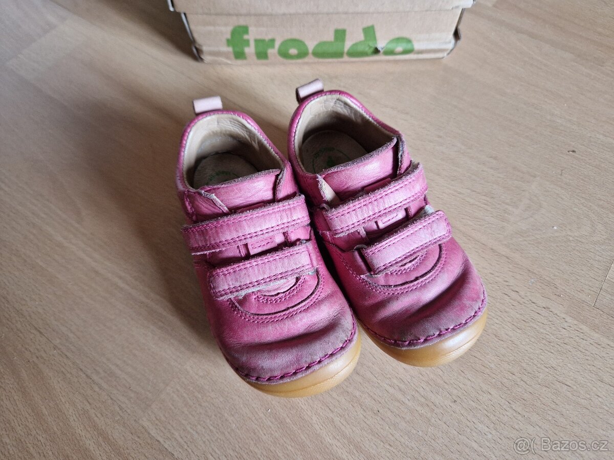 BF celoroční kožené botky Froddo vel. 23, tzn. stélka 15cm