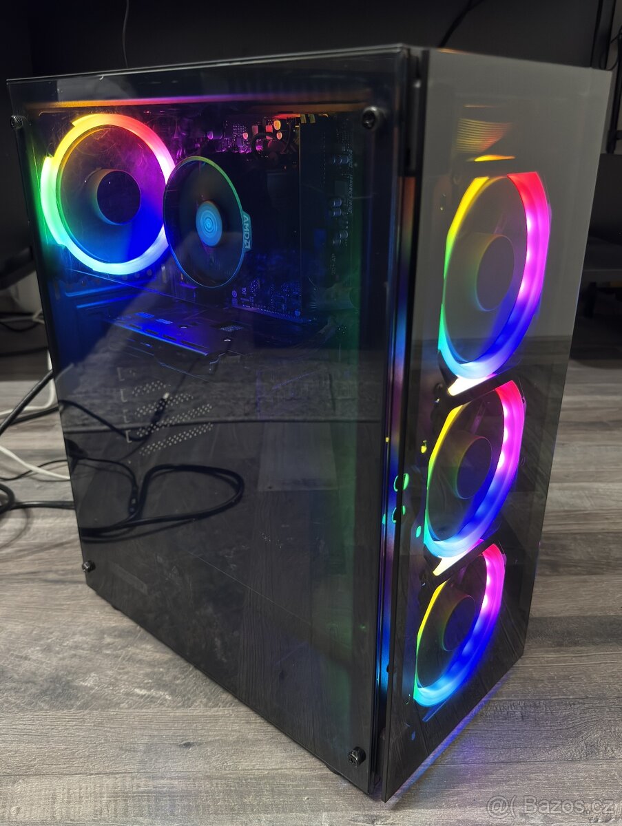 Herní počítač Ryzen 5 4500 / RX 6600 / 16GB RAM