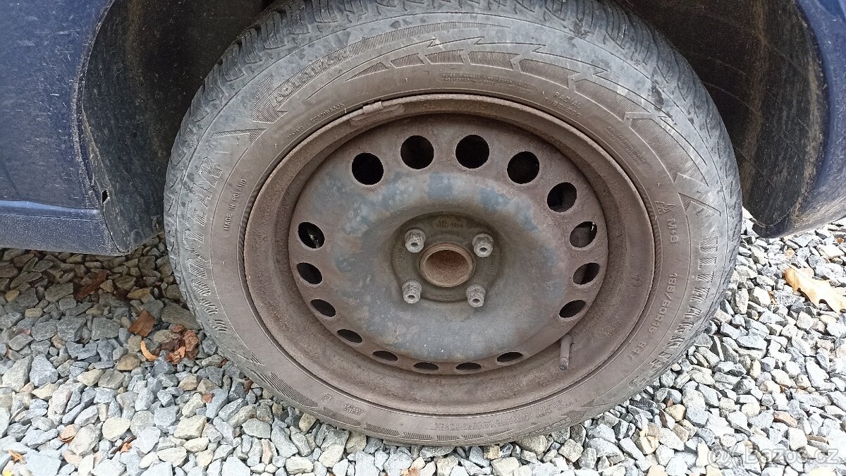 Plechové disky s pneu 4x100 et 43