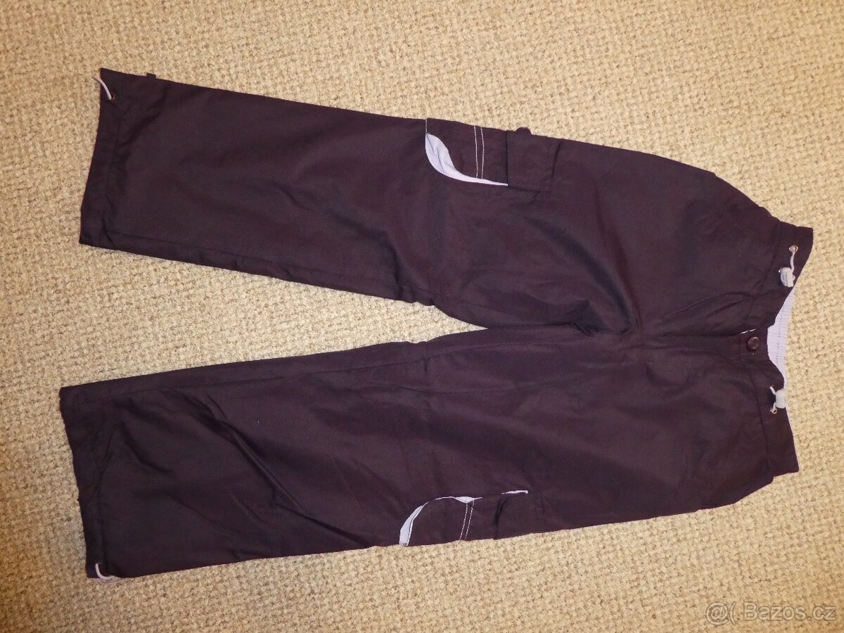 Zateplené kalhoty, vel. 134