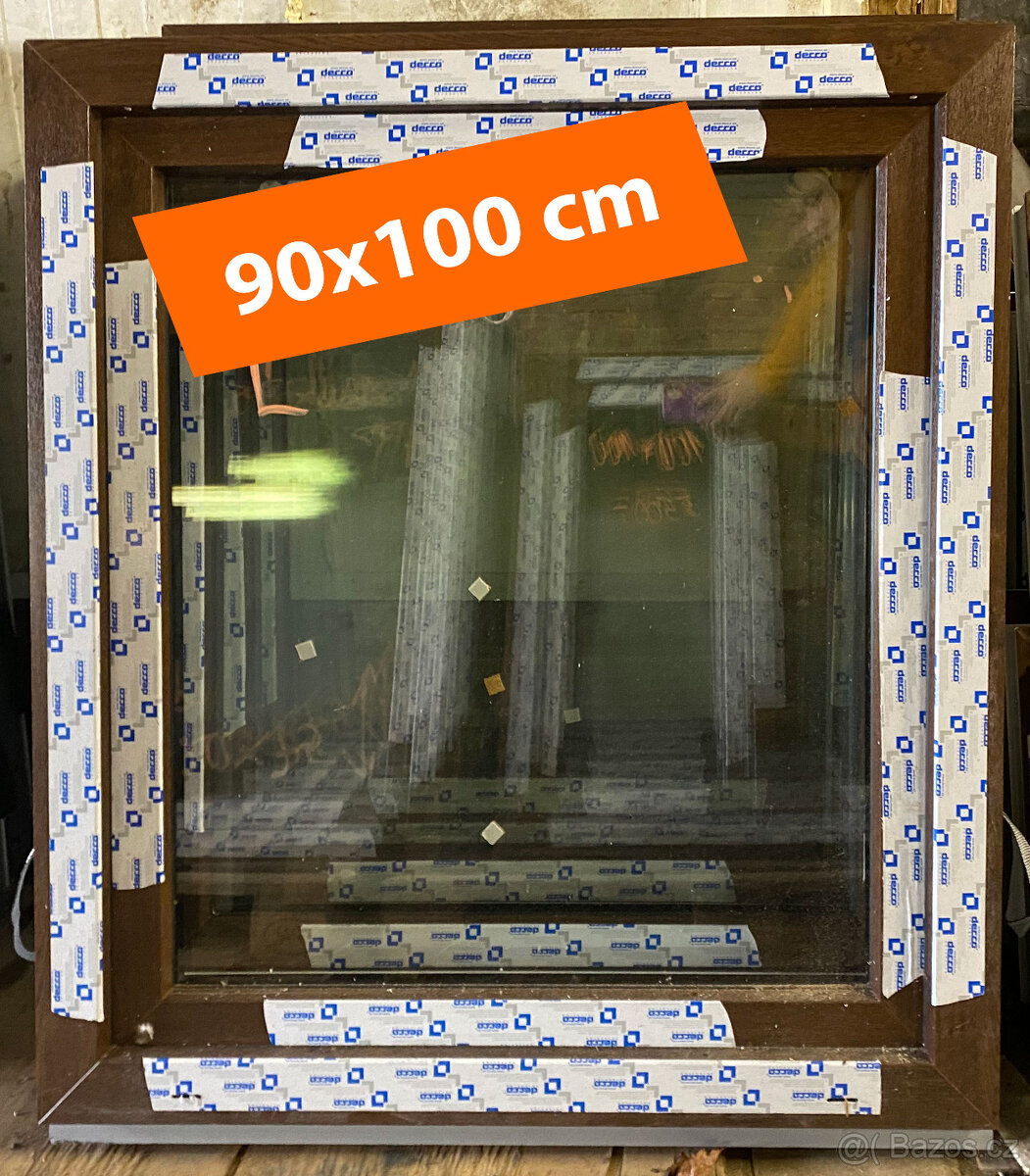 Okno 90x100 jednokřidlé