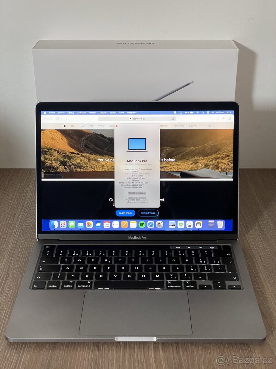 Apple MacBook Pro 13” Touch Bar 2020 | 16GB RAM | 256 GB SSD