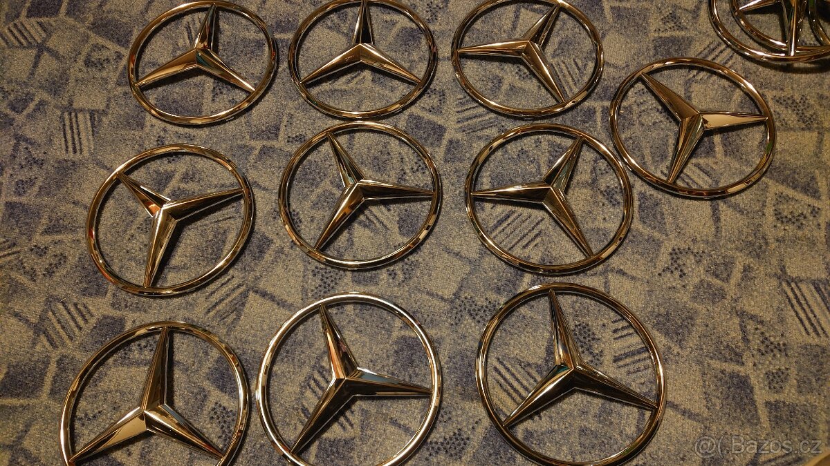 Velké 20cm Znaky Mercedes Benz