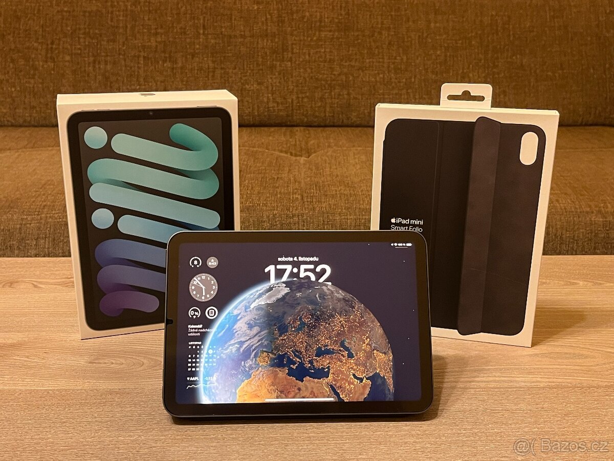 Tablet Apple iPad mini 256GB 6. gen + Apple Smart Folio + DÁ