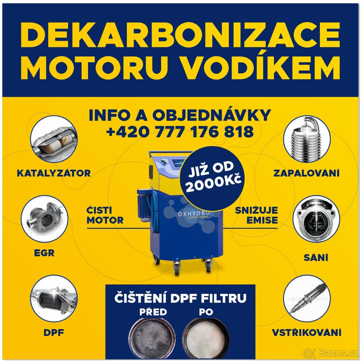 Dekarbonizace motoru vodíkem