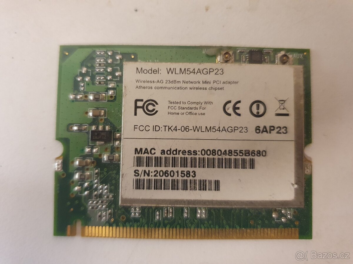 Wifi karta Compex mPCI WLM54AGP23