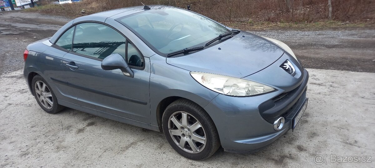 PEUGEOT 207CC KABRIO 1,6i 88kw r.v.2008,DOHODA