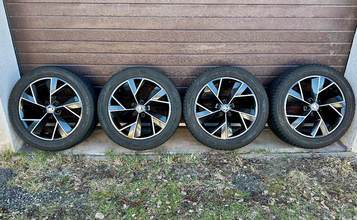 Originál alu kola škoda triglav 5x112