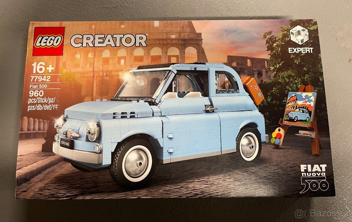 Lego 77942 - FIAT 500 modrá - nové