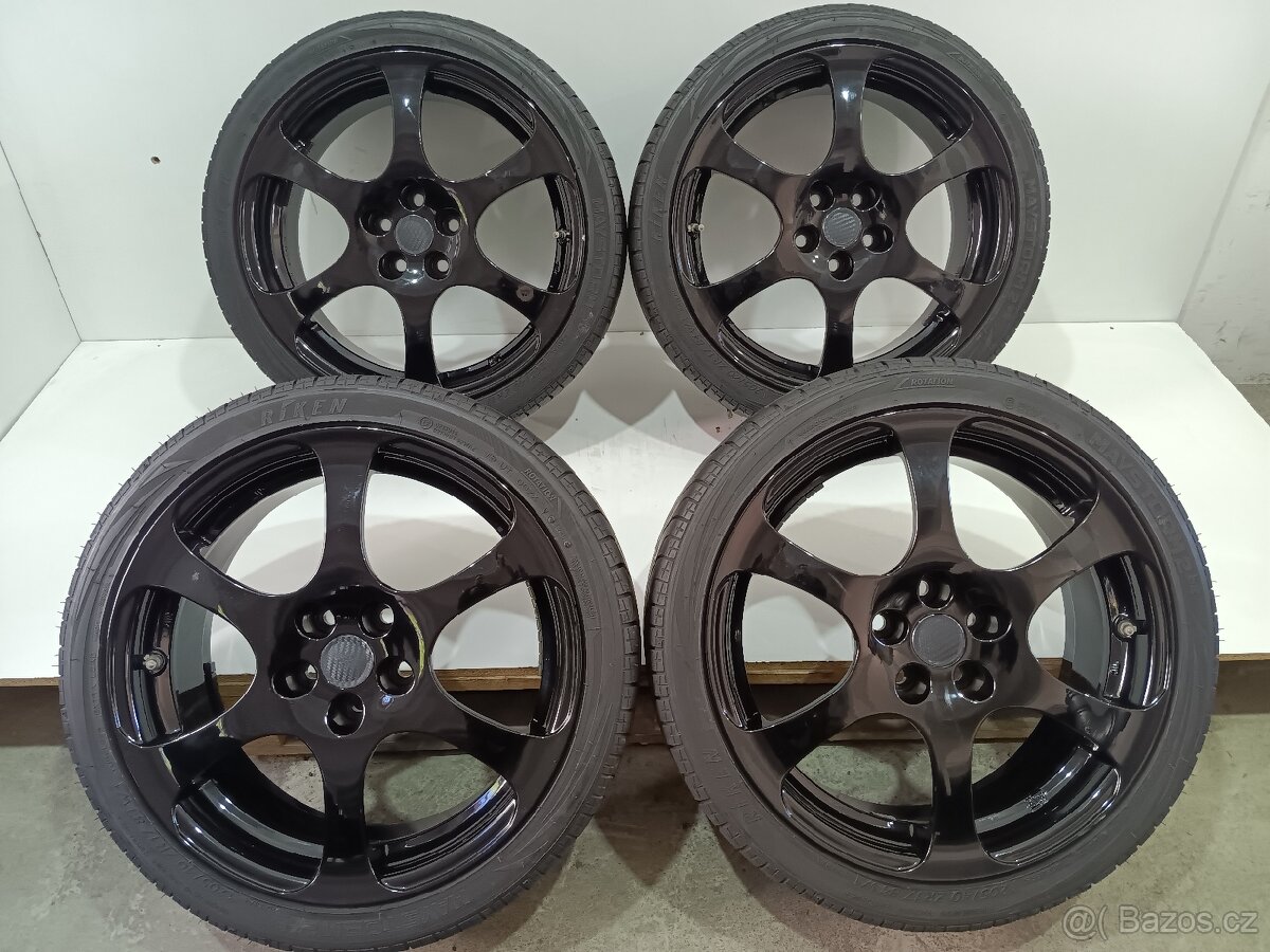 Letní alu kola MSW 5x100 R17 pneu 205/40 r17 Riken