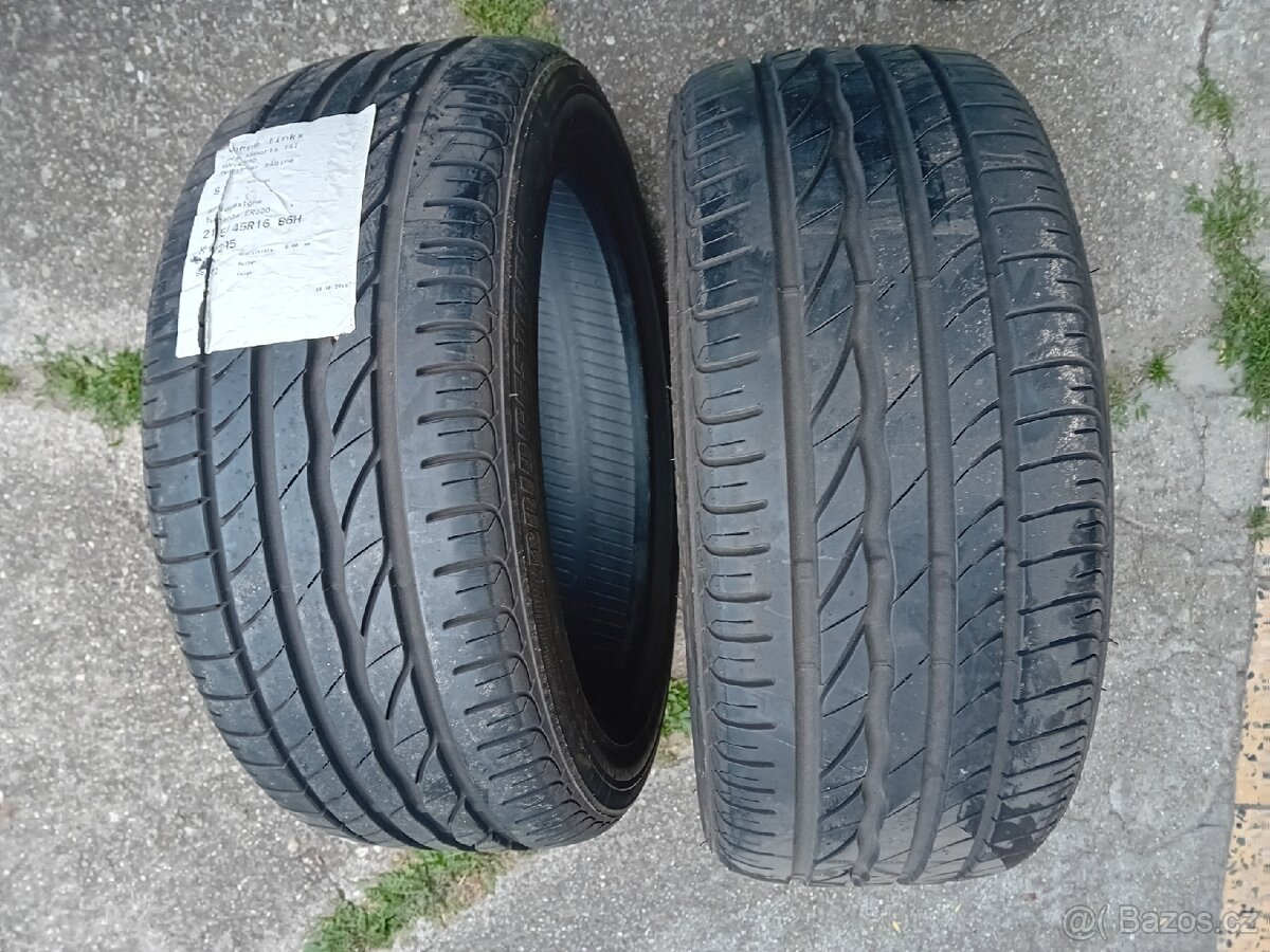Prodám Sadu pneu 215/45/16/ 7 mm