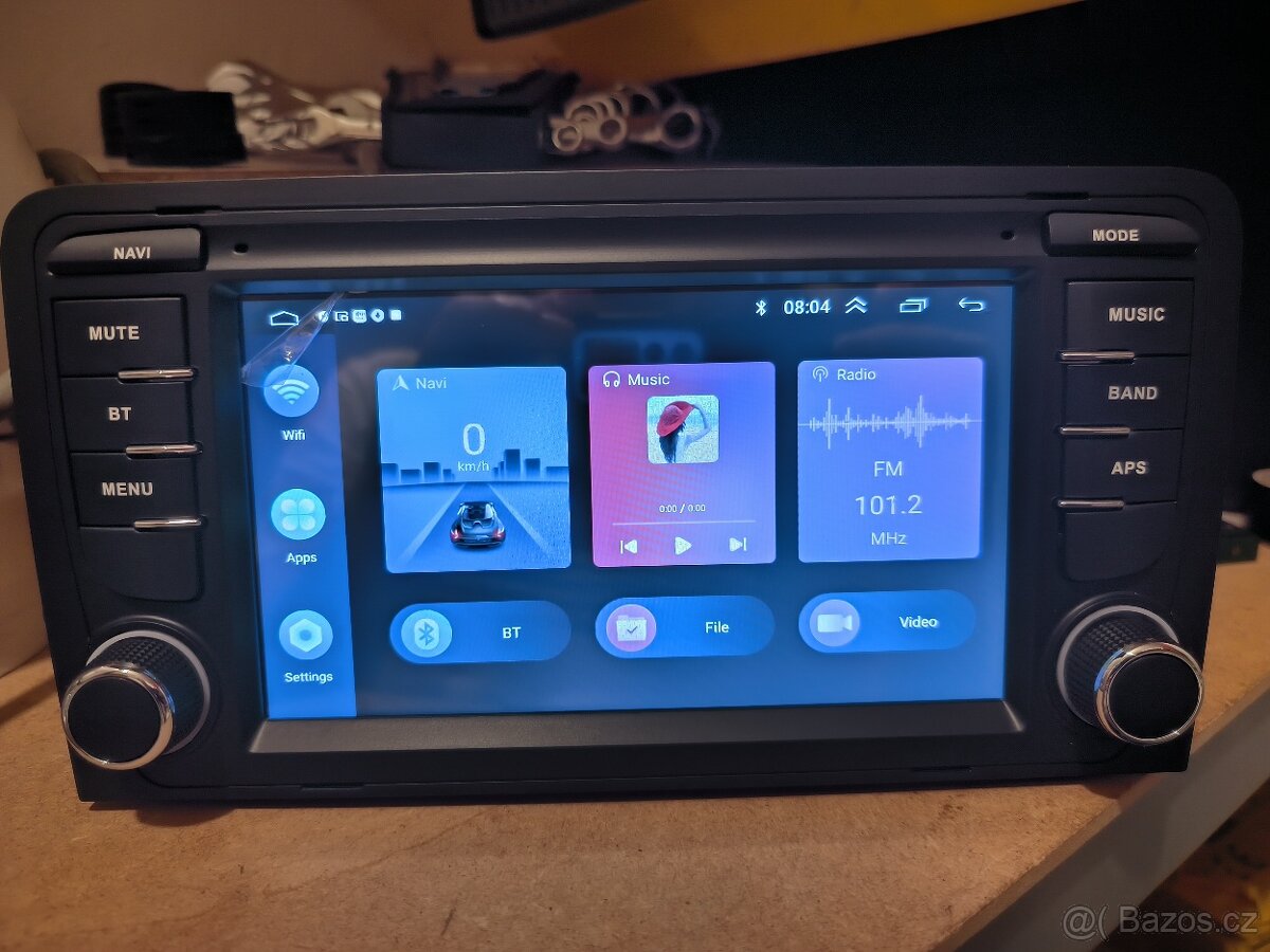 Android 2 Din Autoradio Audi A3 S3 RS3 GPS/Wifi/RDS/Bluetoth