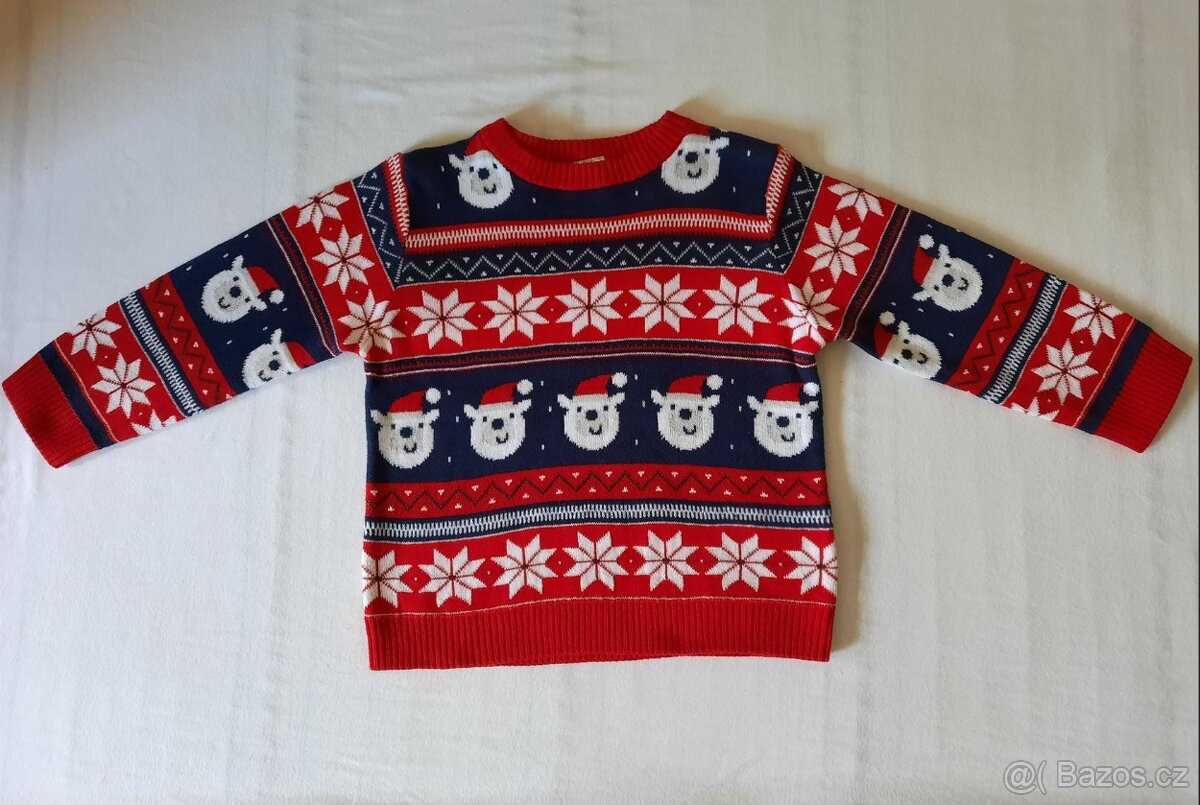 Dětský vánoční svetr vel. 92/98
