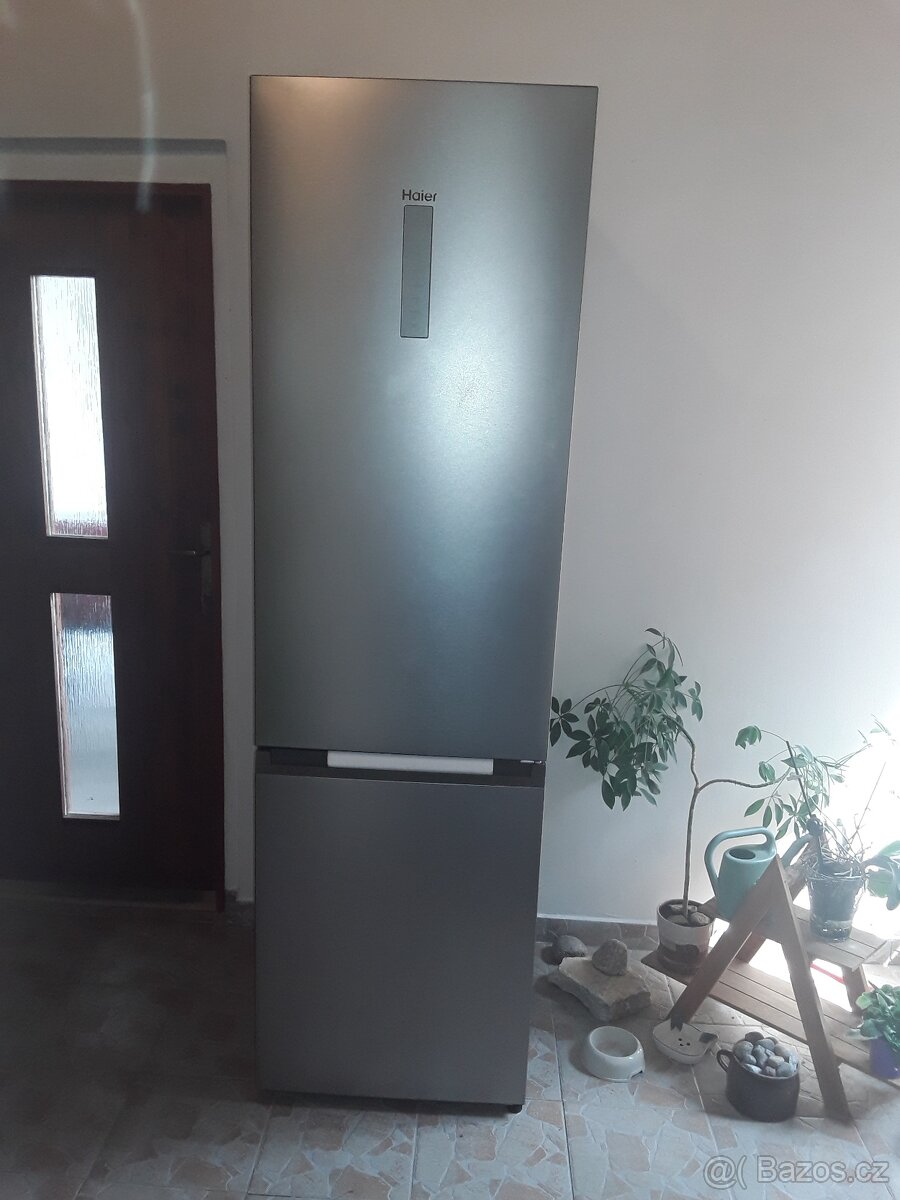 Kombinovaná lednice haier hdpw 3620 cnpk stříbrná