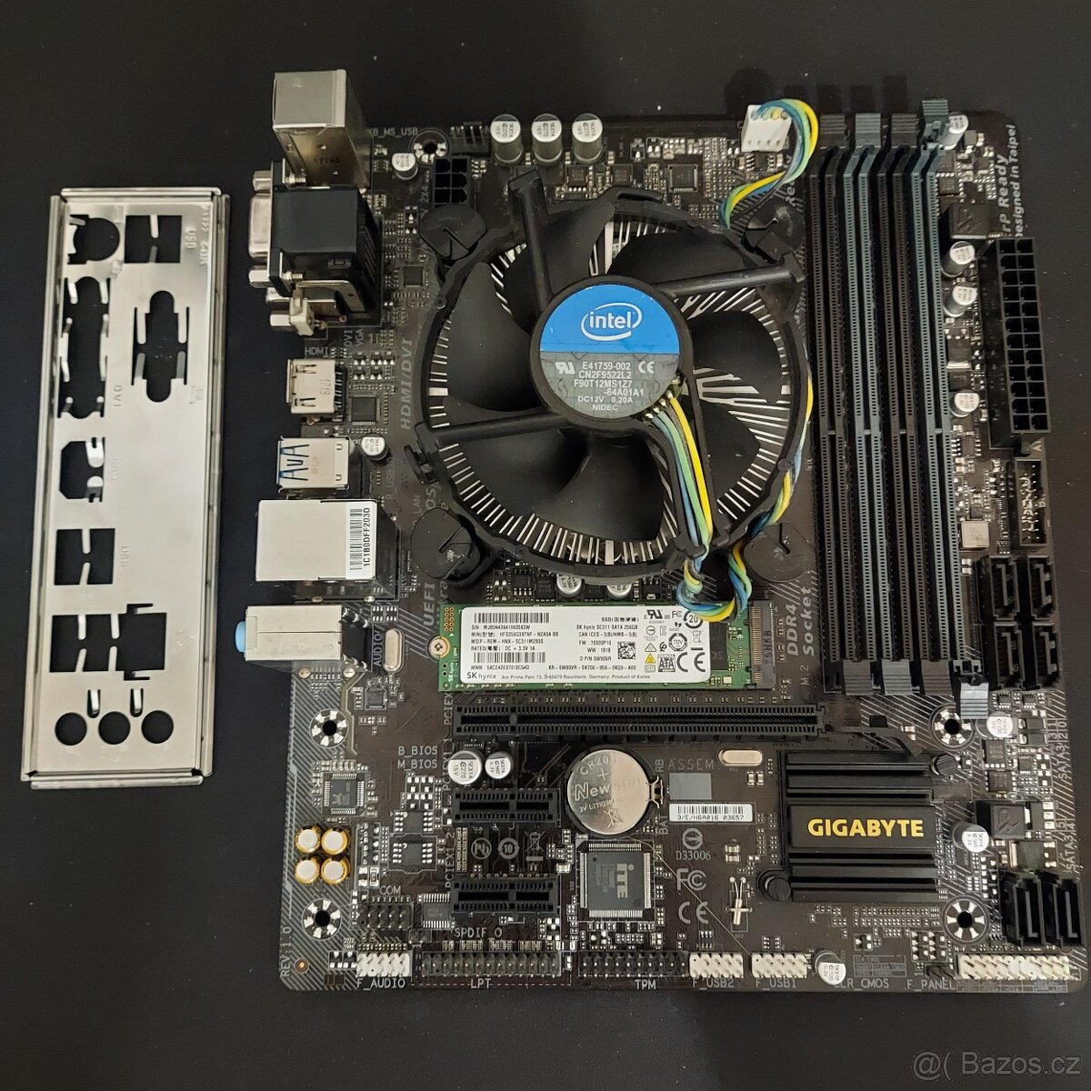 GIGABYTE B250M + i3 7100 + M.2 256GB