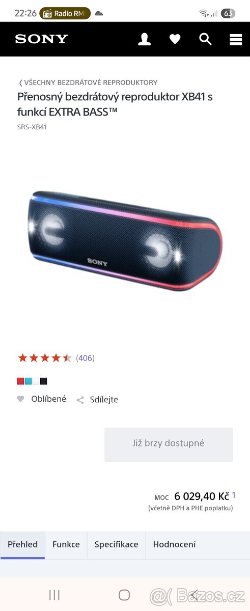 Sony SRS XB41