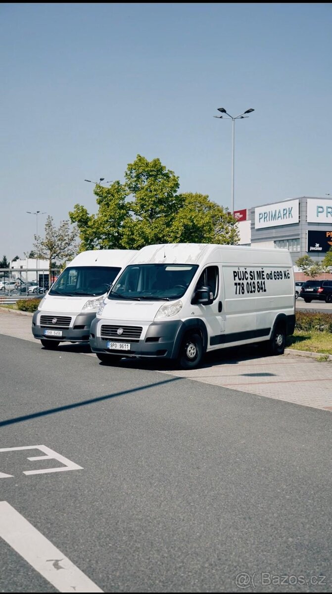 Pronájem dodávky Fiat Ducato, Ford Transit, Iveco Daily