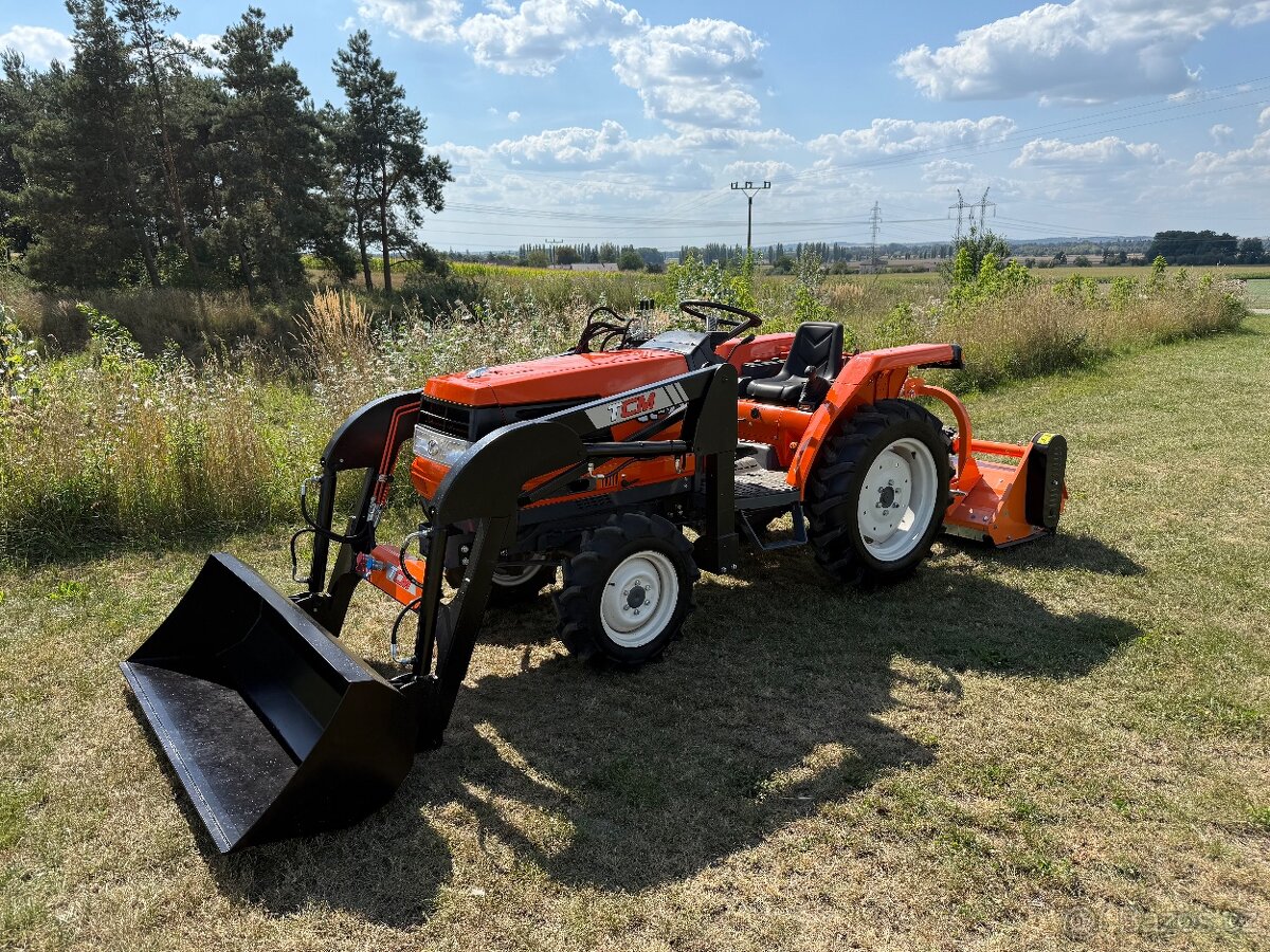 Malotraktor kubota GL23 Grandel s celním nakladačem 450kg