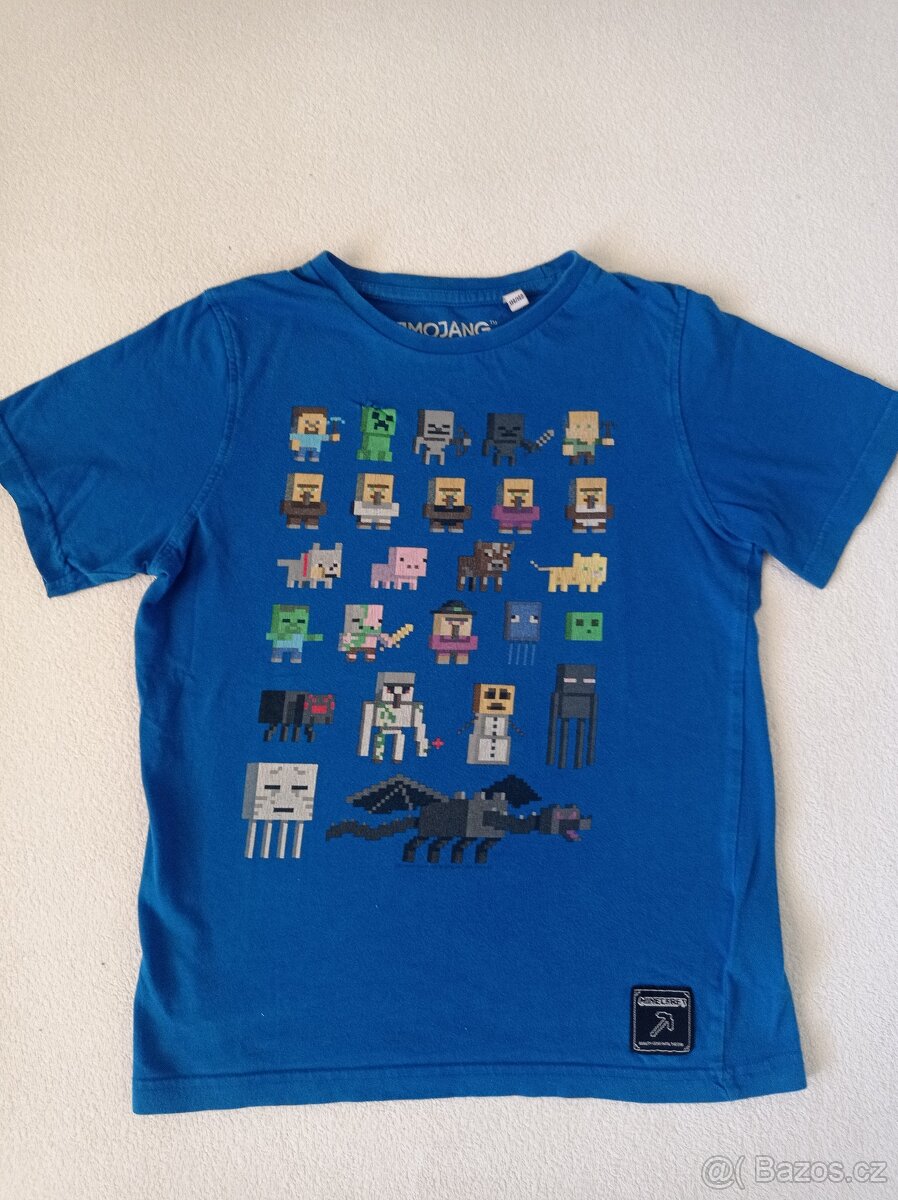 Tričko Minecraft, vel. 134/140