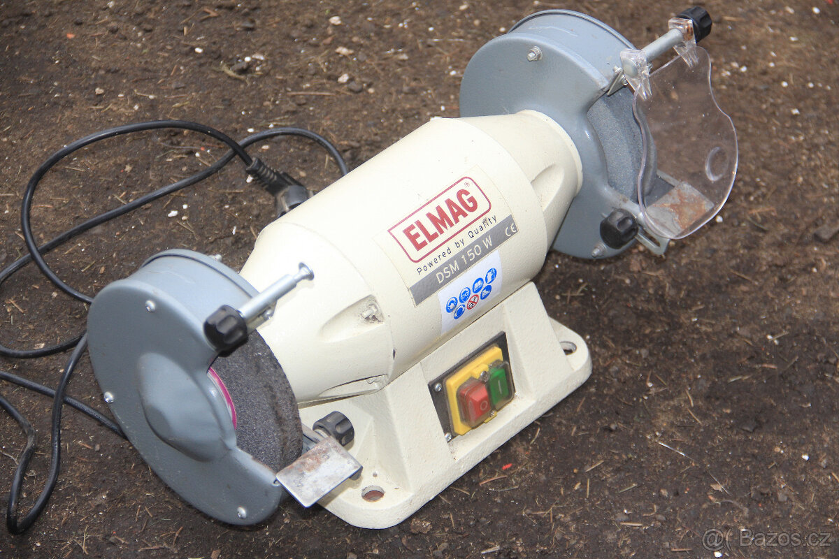 Dvoukotoučová elektrická bruska ELMAG DSM 150 W